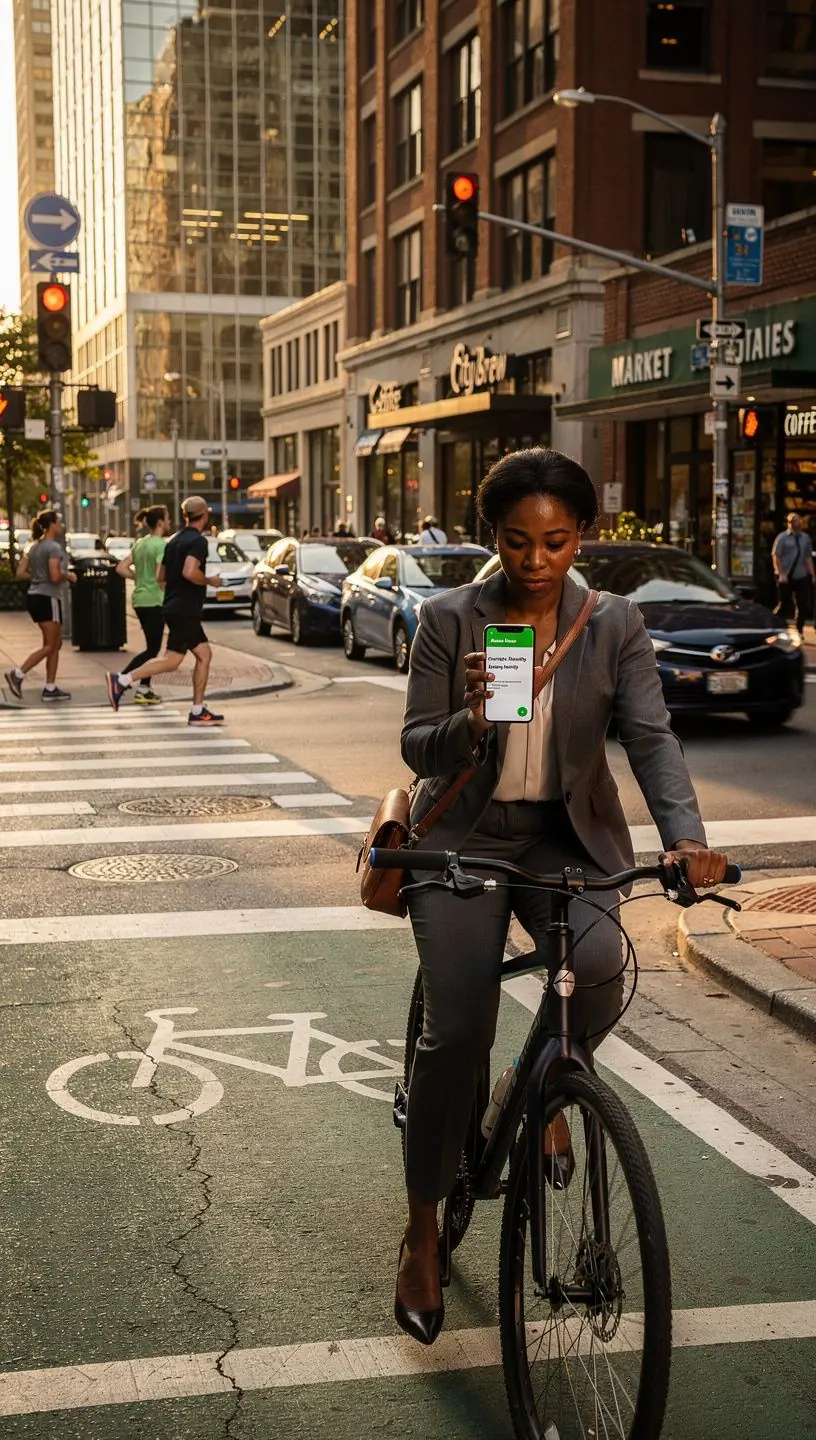 Ilustracja przedstawiająca samochód z zamontowanym znakiem ubezpieczenia.