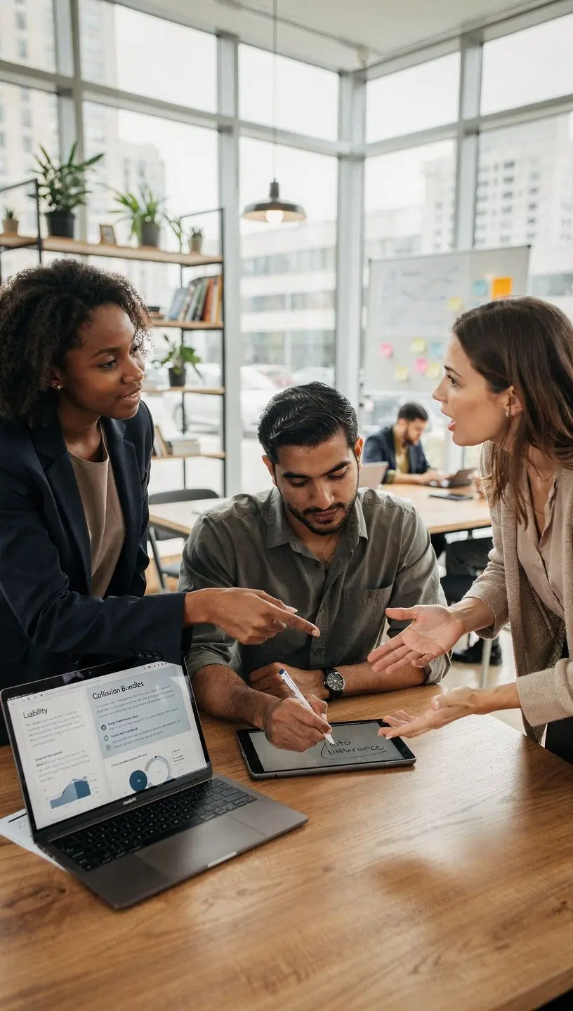 Zestawienie różnych polis ubezpieczeniowych dla pojazdów osobowych.