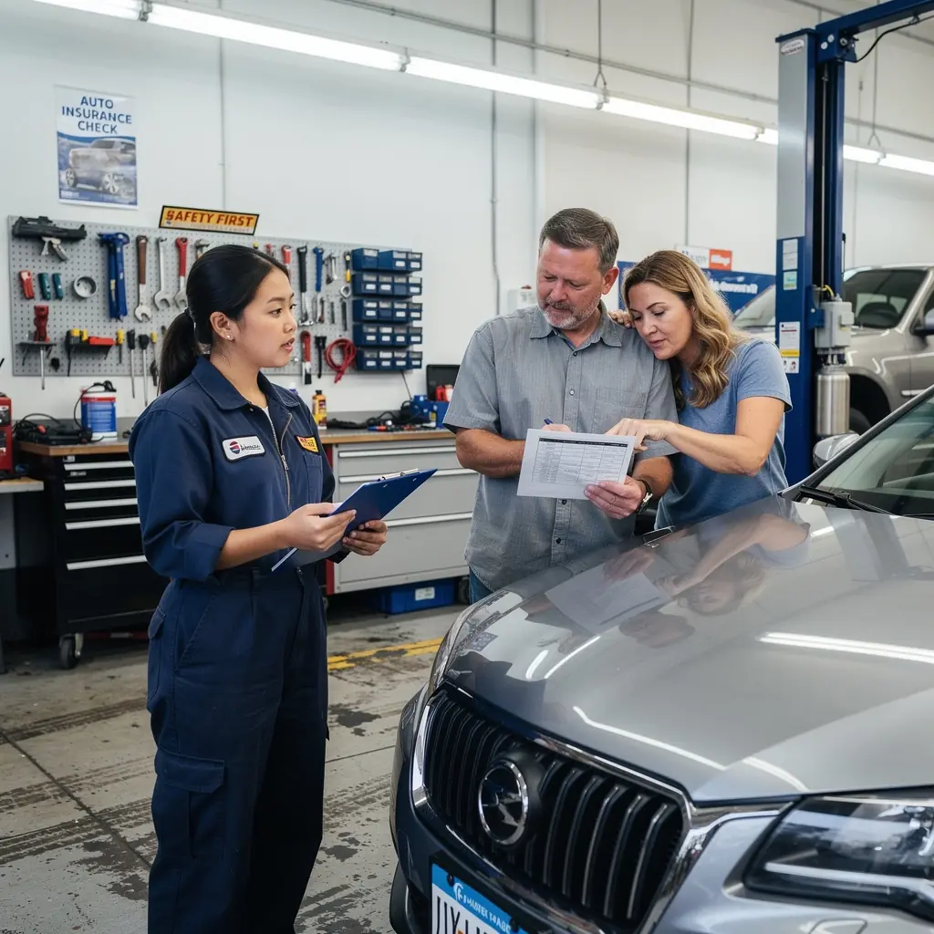 Scena pokazująca rodzinę w samochodzie, cieszącą się podróżą